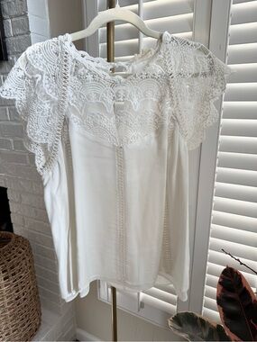 Anthropologie En Elly Lace / Crochet Blouse